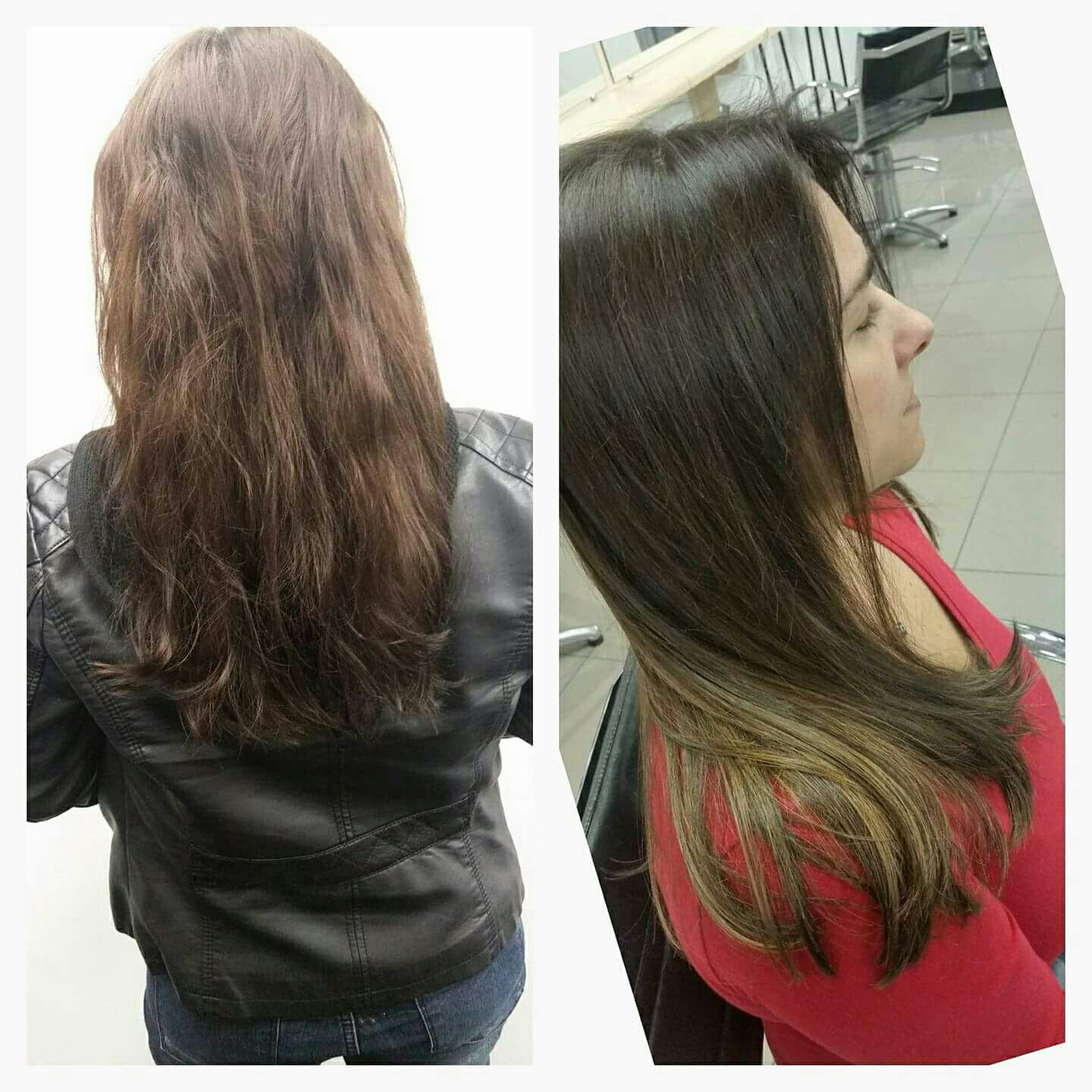 Morena Iluminada .. Técnica utilizada luzes na toca apenas na parte das pontas e alguns fios para cima para iluminar e matizado ..
Mais uma modelo satisfeita 😍 cabelo auxiliar cabeleireiro(a)