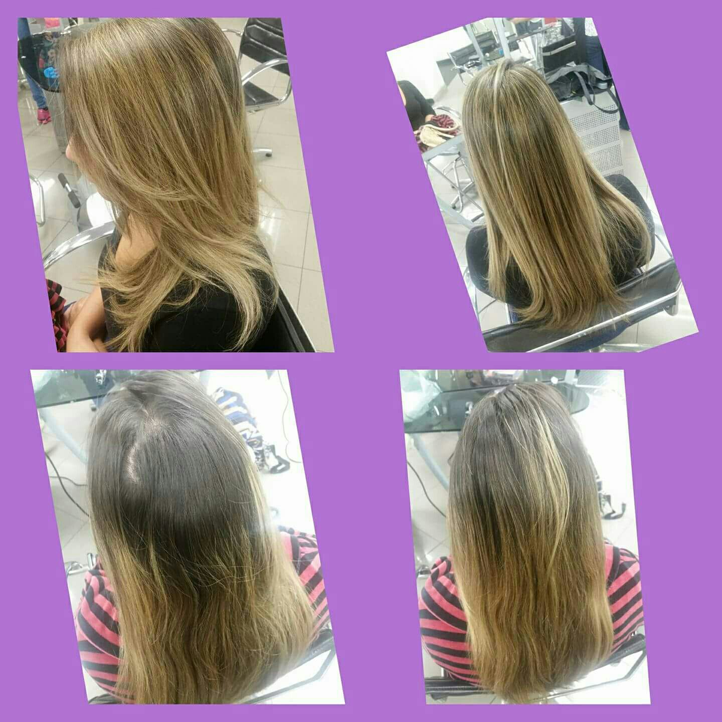 Retoque da raiz luzes na toca .. cliente satisfeita  ❤ cabelo auxiliar cabeleireiro(a)