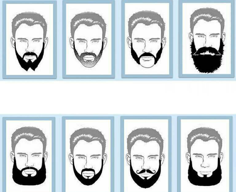 Variação de Barba & Bigode conforme Estilo do Cliente (visagismo) cabelo barbeiro(a) cabeleireiro(a)