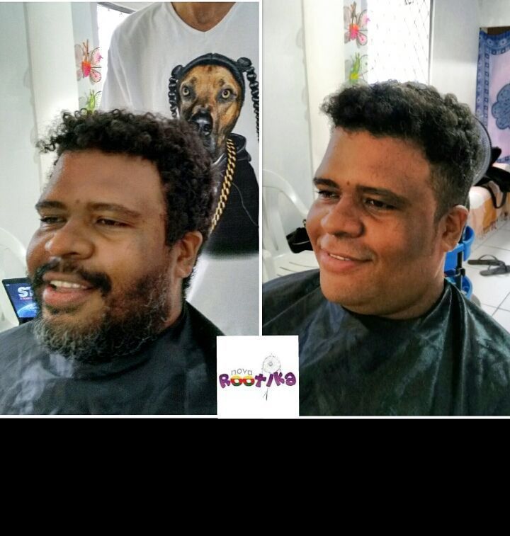 Tradicional Antes e depois cabelo barbeiro(a) cabeleireiro(a)