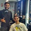 Cliente satisfeito corte so na Tesoura