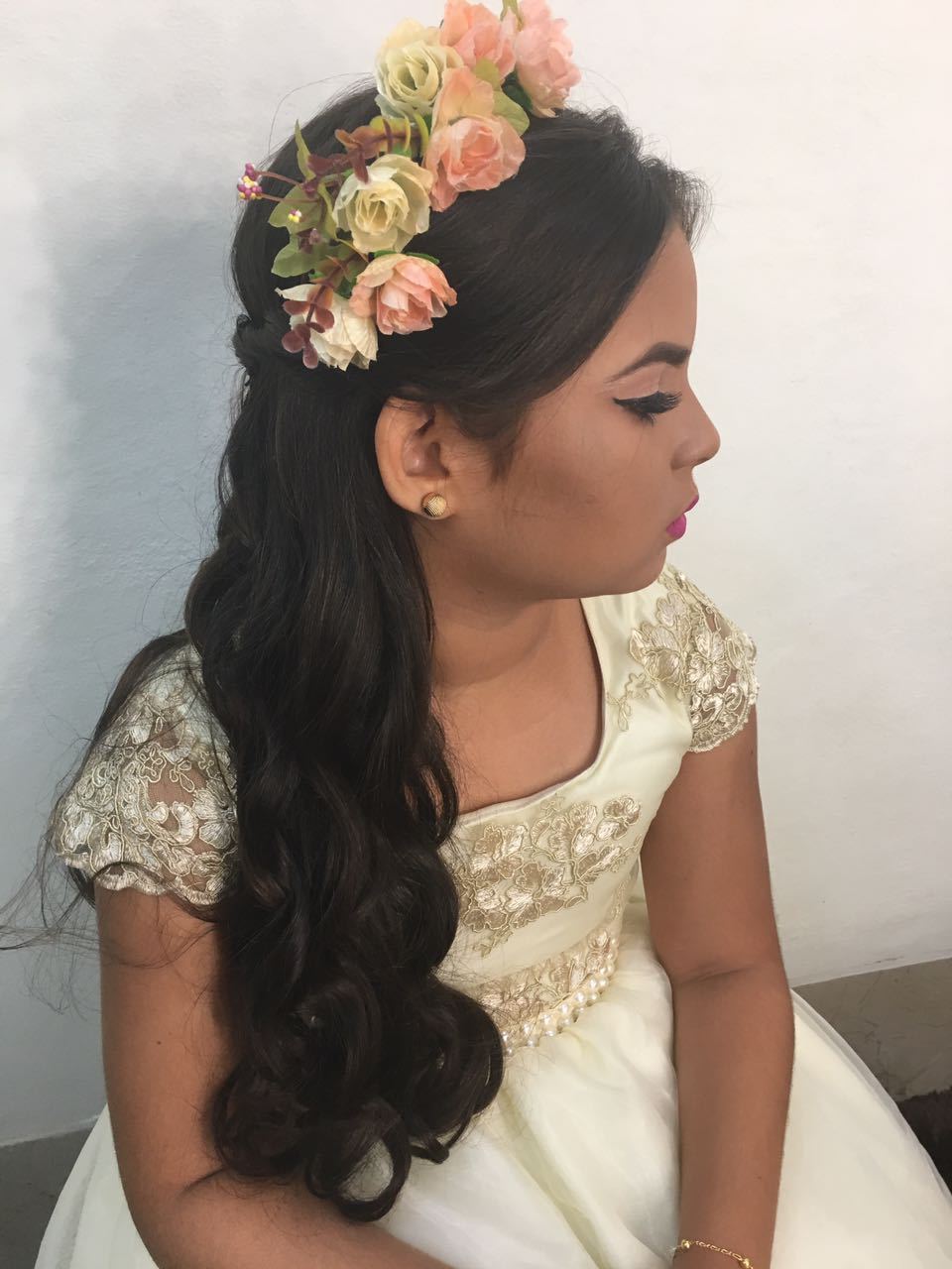 😍 florista linda! 
🤗👸💐 cabelo cabeleireiro(a)