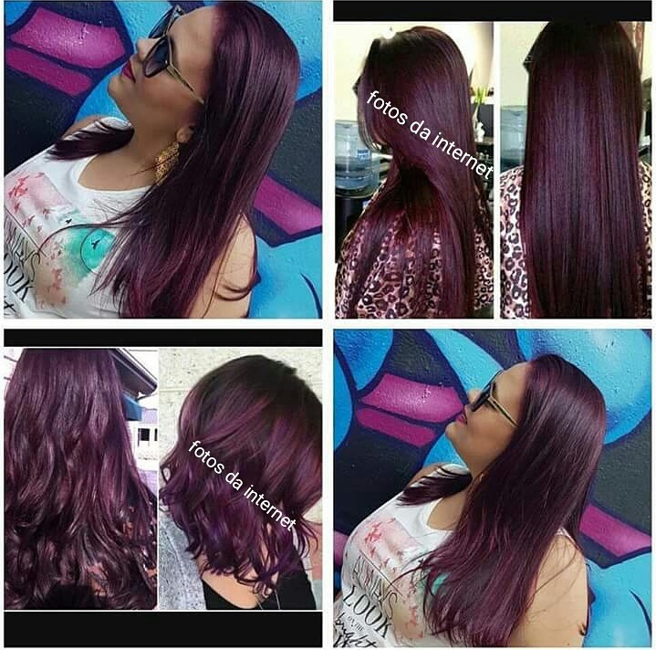 Minha cliente pediu o cabelo igual da foto da internet   , e ele ficou 😉 #marsala  cabelo cabeleireiro(a)