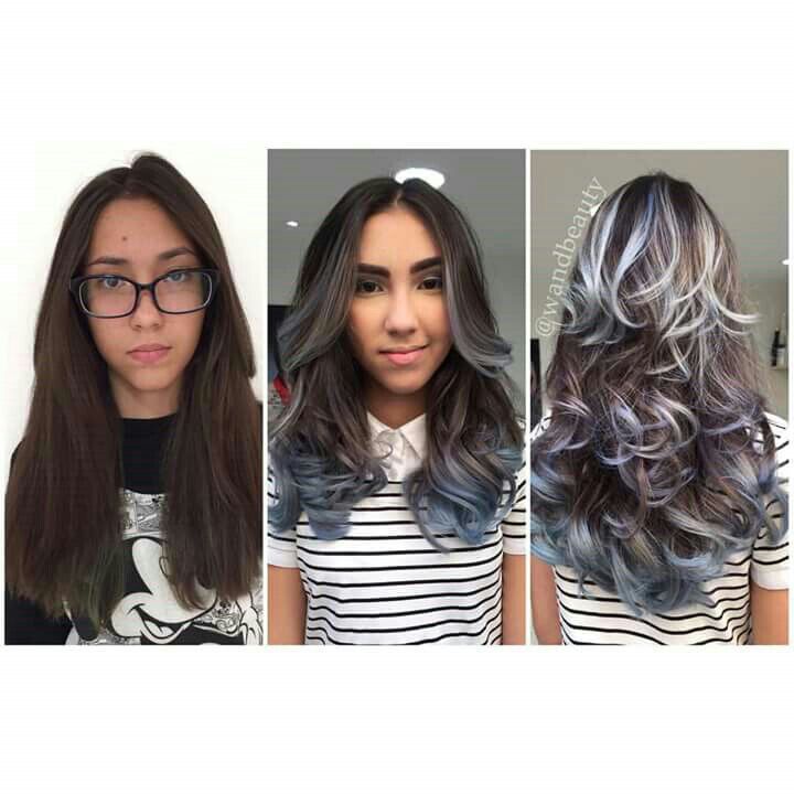 Mechas coloridas super em alta no mercado, hair e make by @wandbeauty cabelo cabeleireiro(a) maquiador(a)