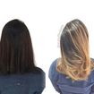 Aquele antes e depois... cabelo com movimento e saudável