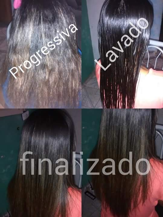 Progressiva  cabelo auxiliar cabeleireiro(a)