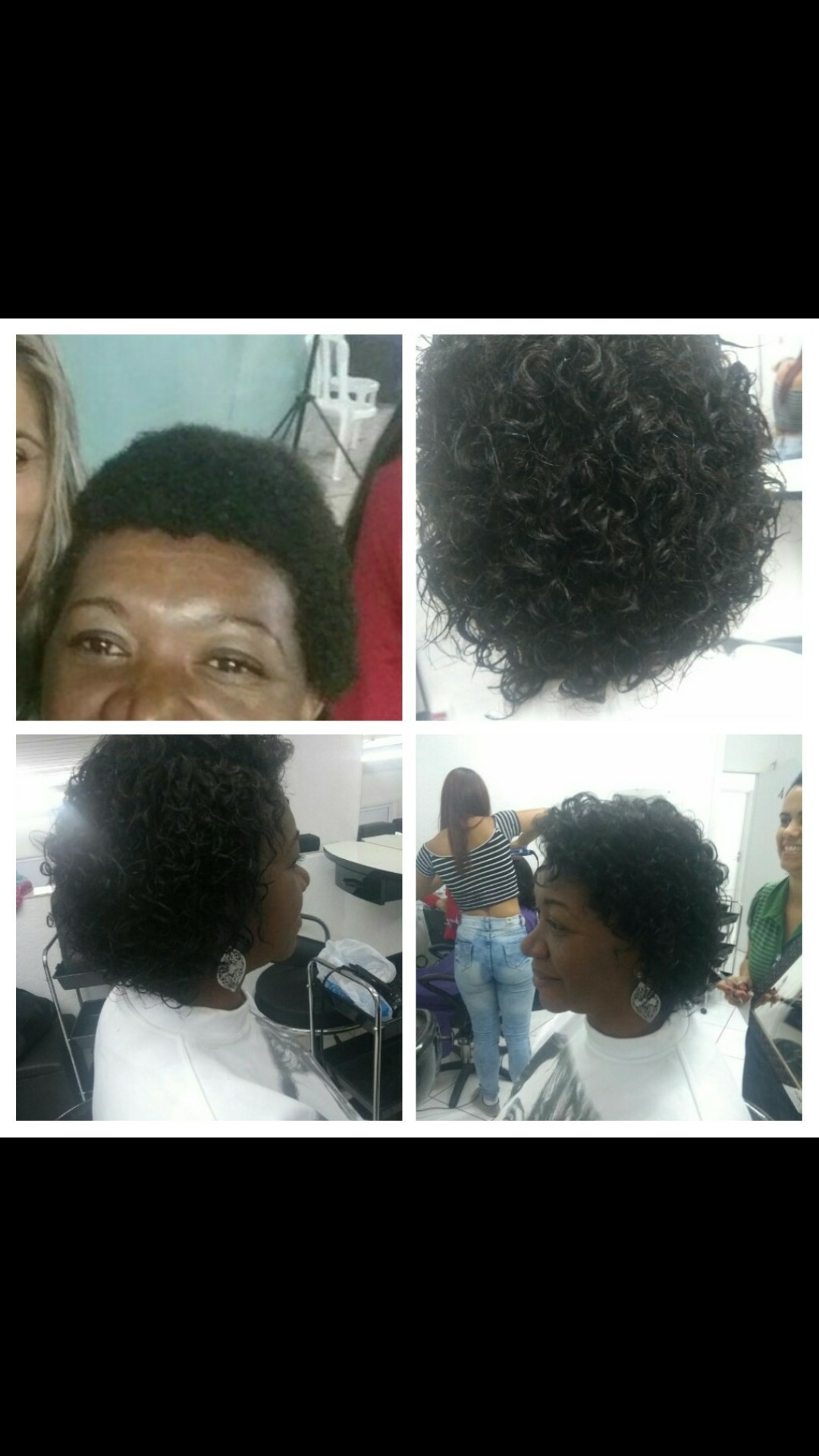 Permanente afro cabelo estudante (cabeleireiro) auxiliar cabeleireiro(a)