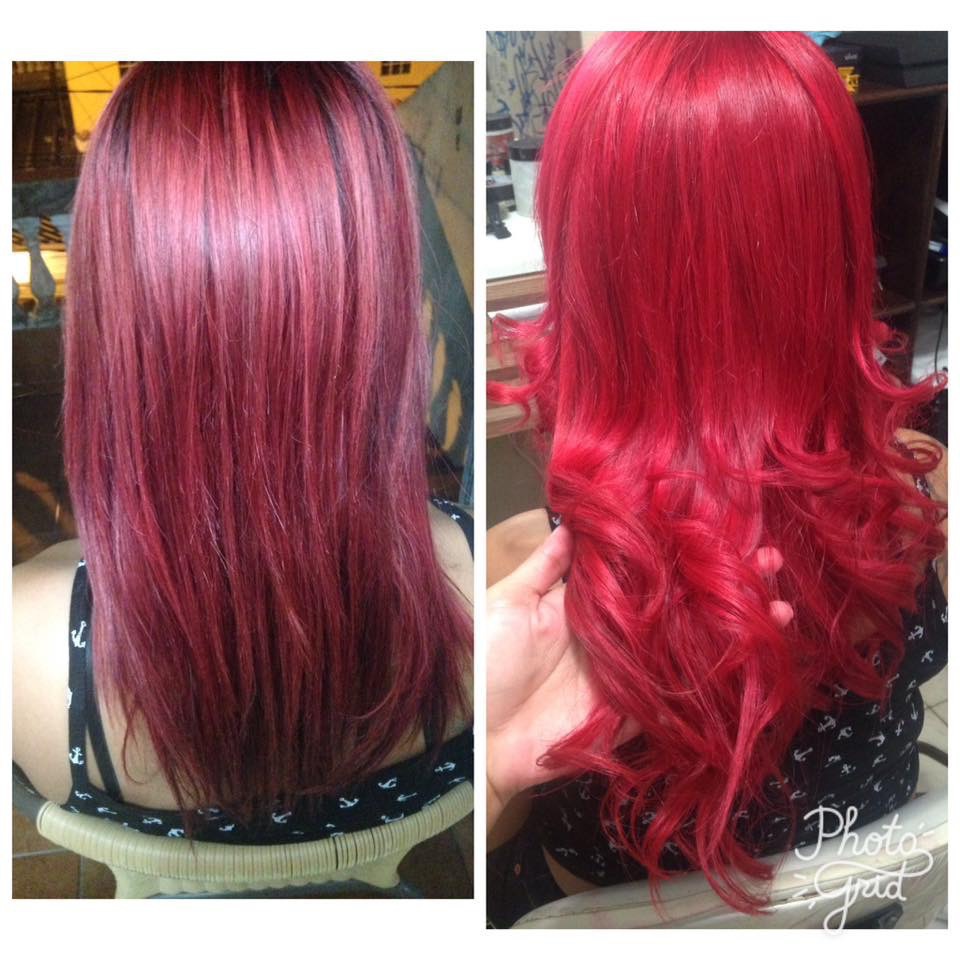 Transformação para p red com vida! #red #lindo #amoOquefaço cabelo cabeleireiro(a) recepcionista