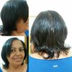 umectacao + hidratação + escova e prancha =cabelo super hidratado, macio e com muito brilho.