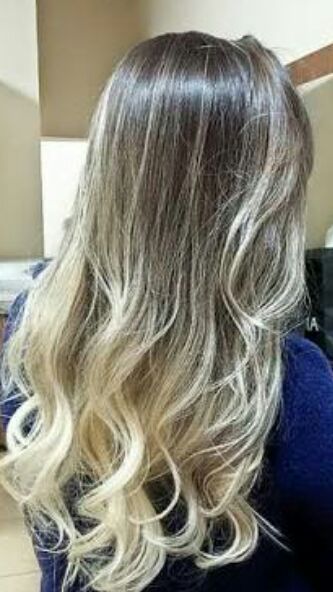 Ombre Hair  com mechas finas intercaladas tonalizacao com 9. 89 
Escova e finalização com Baby liss cabelo auxiliar cabeleireiro(a)