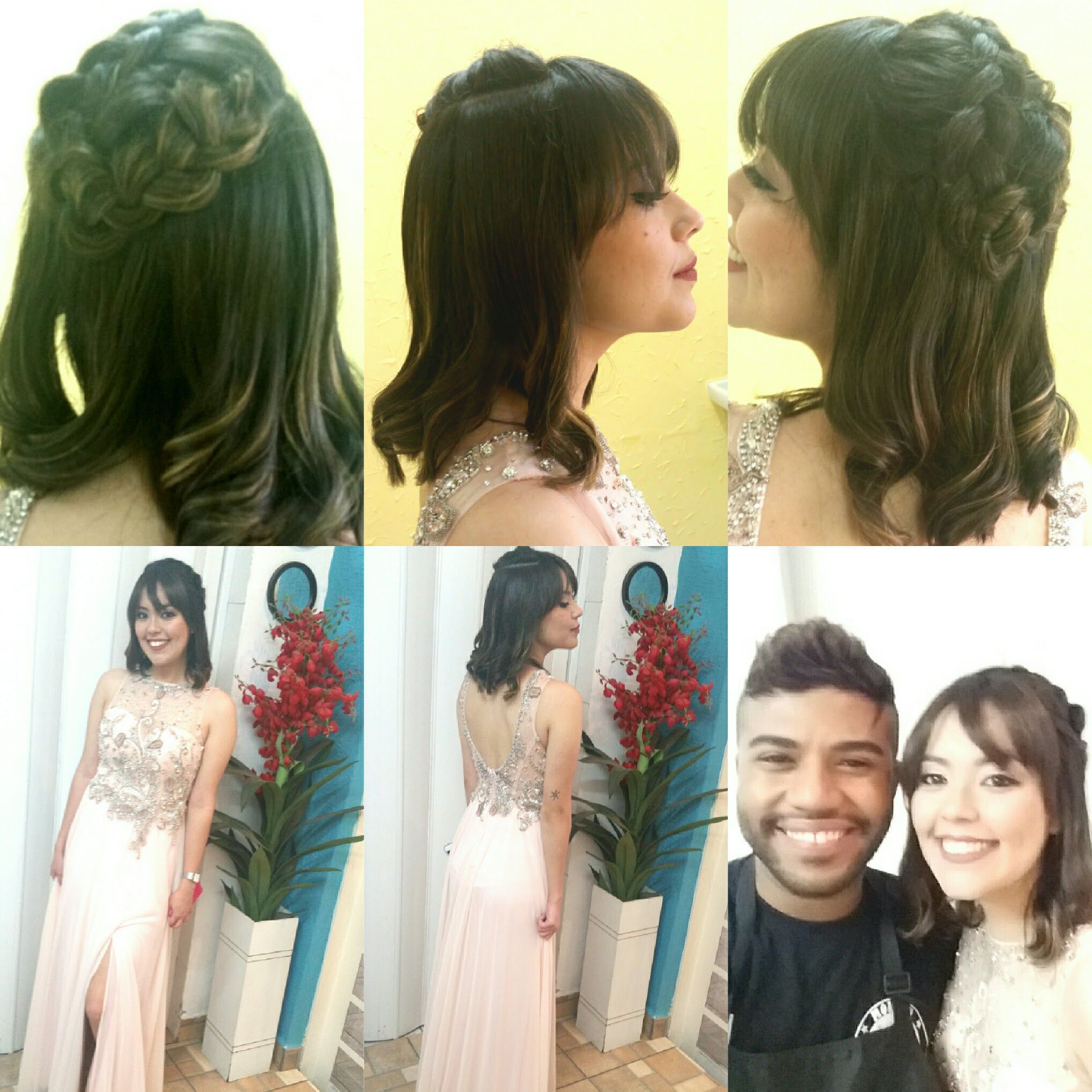 Penteado cabelo cabeleireiro(a) cabeleireiro(a)