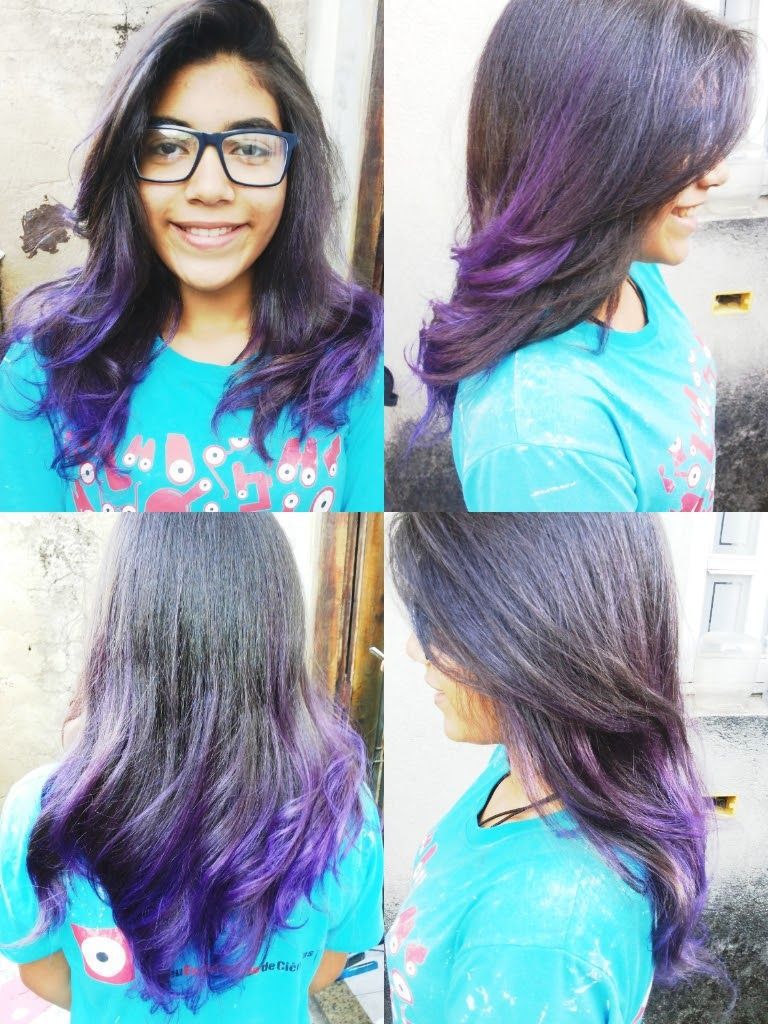 Ombré Hair roxo cabelo cabeleireiro(a) cabeleireiro(a)