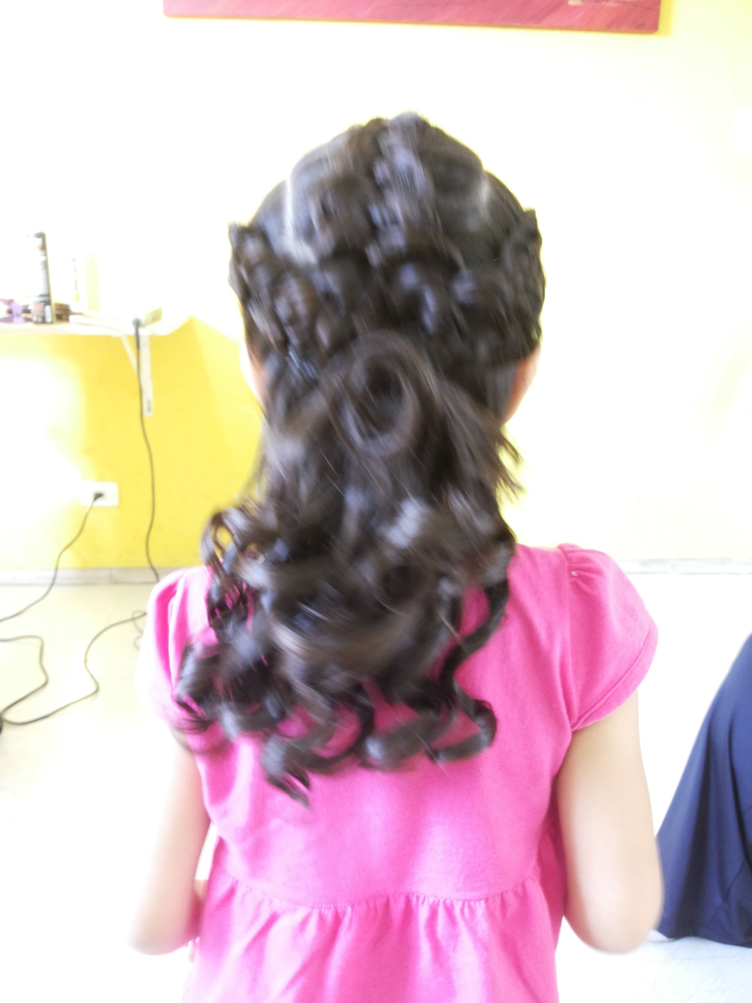Penteado daminha cabelo cabeleireiro(a) cabeleireiro(a)