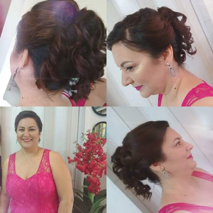Penteado madrinha cabeleireiro(a) cabeleireiro(a)
