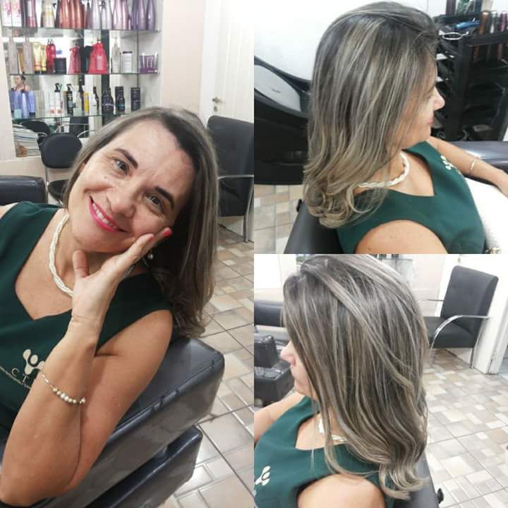 Luzes com raiz esfumada cabeleireiro(a) cabeleireiro(a)