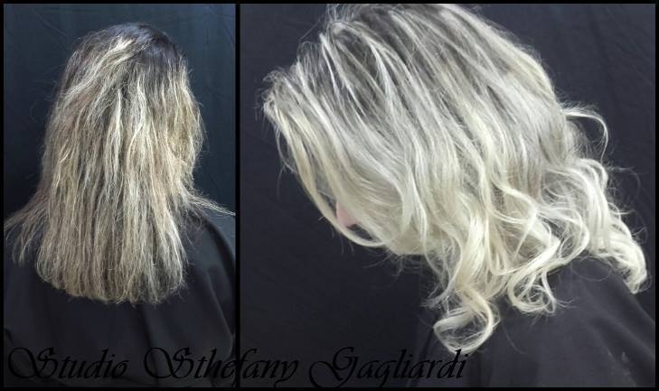 Cabelo aparentemente danificado porém resistente a um loiro perolado. Correção de cor e retoque de raiz. #HairBlond cabelo cabeleireiro(a) auxiliar cabeleireiro(a)