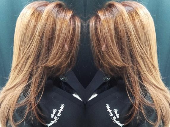 Cabelo descolorido que foi aplicado ruivo. #HairOrange cabelo cabeleireiro(a) auxiliar cabeleireiro(a)