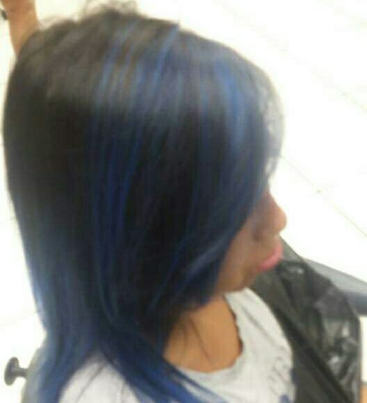 Mechas slices e californianas. cabelo auxiliar cabeleireiro(a)