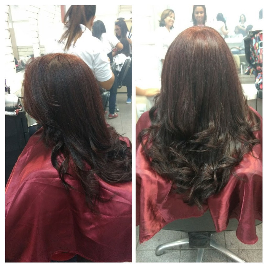 RETOQUE DE COLORAÇAO E  ESCOVA MODELADA  cabelo cabeleireiro(a) auxiliar cabeleireiro(a)