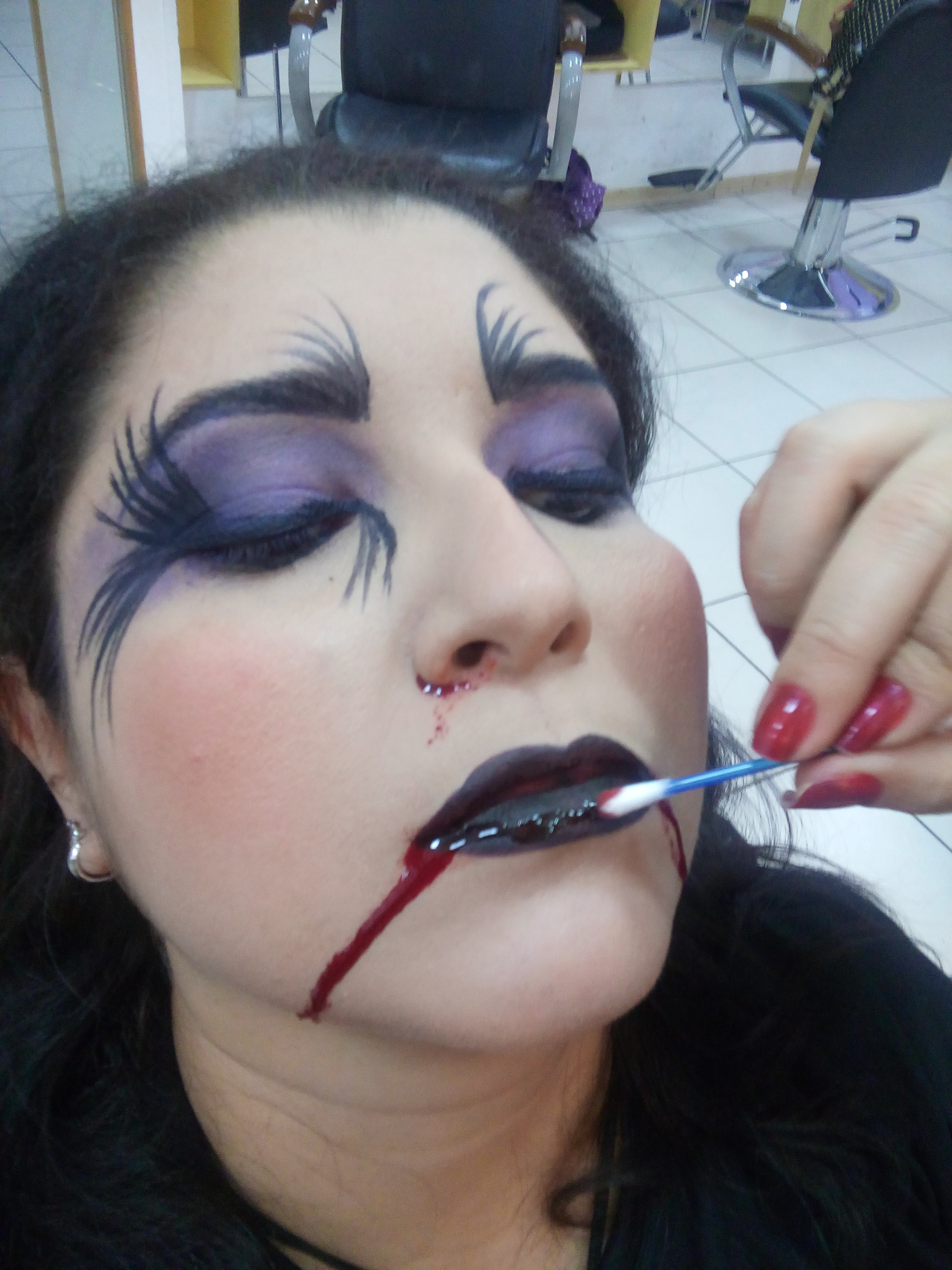 Make artist para hallowen maquiagem maquiador(a)