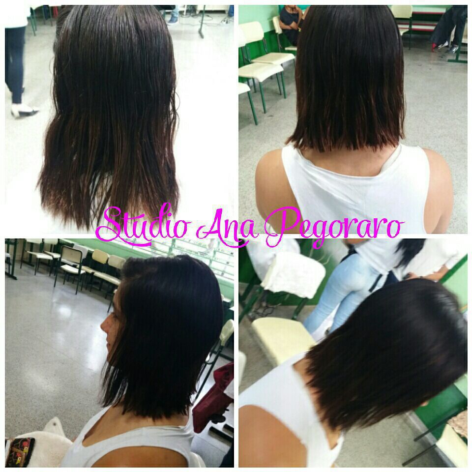 Corte Chanel de Bico cabelo cabeleireiro(a)