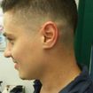 Corte degrade navalhado.