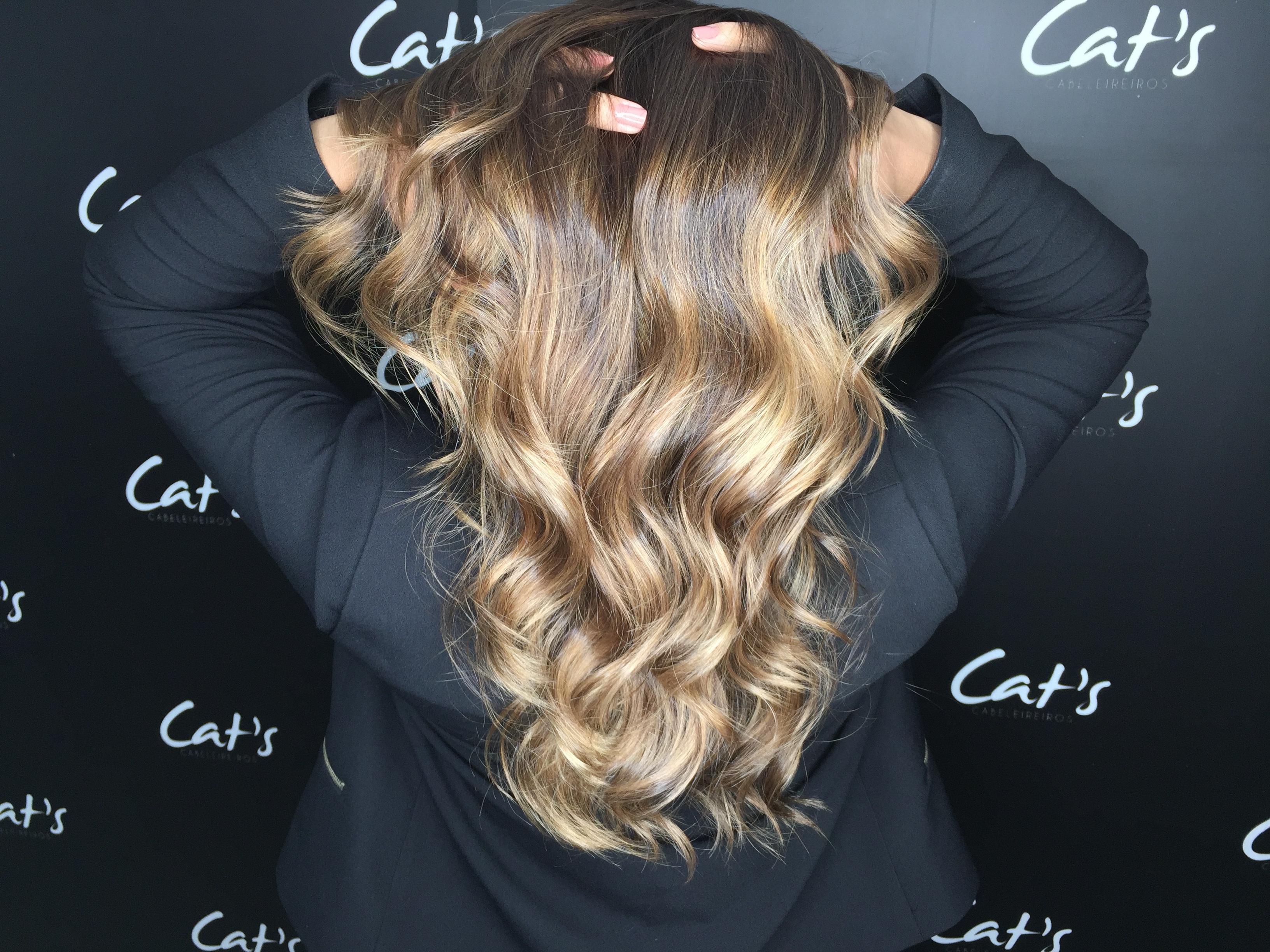 Mechas doce de leite  cabelo cabeleireiro(a) maquiador(a)