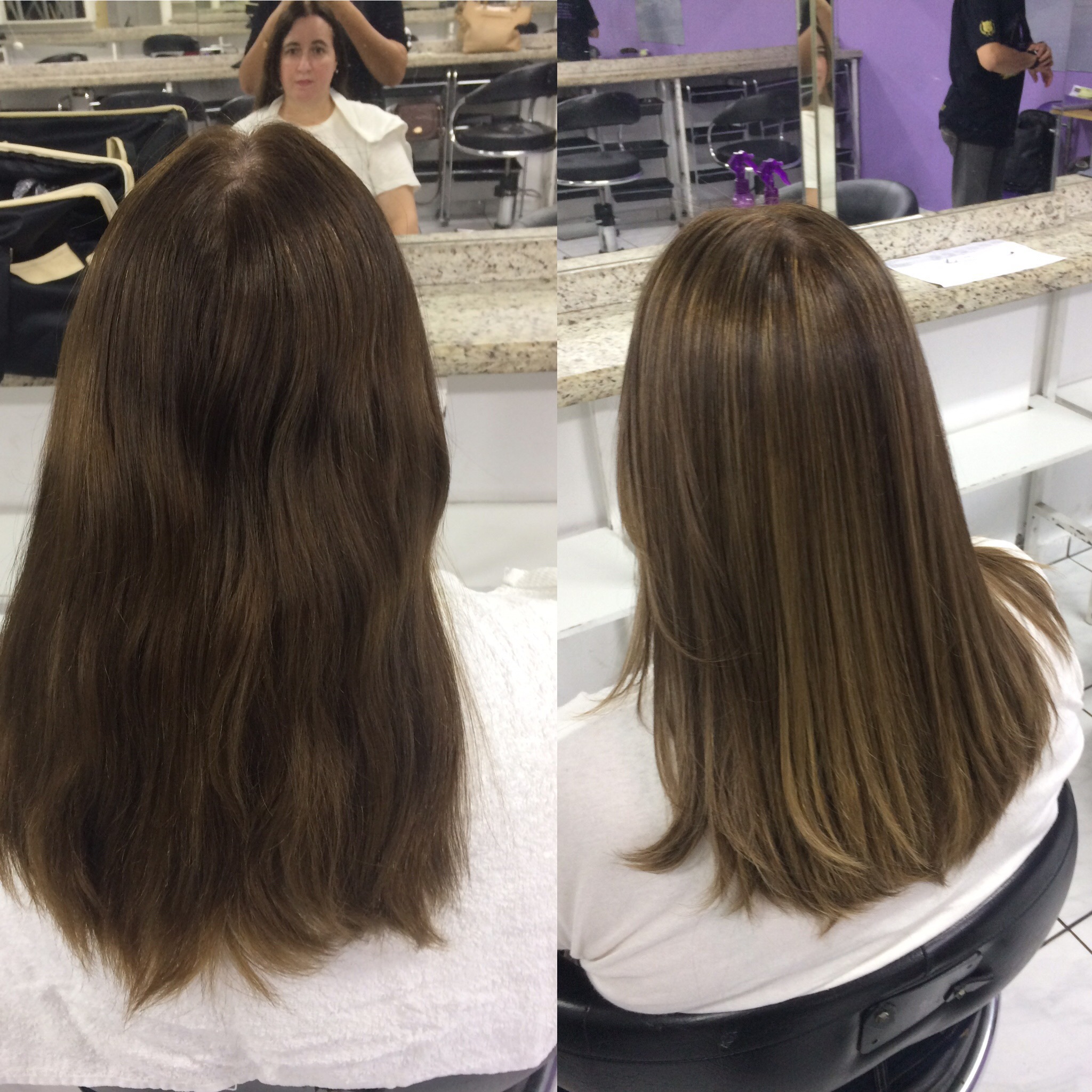 Cliente queria poucas luzes não muito intensas, feito na touca. Cliente amou. cabelo estudante (esteticista)