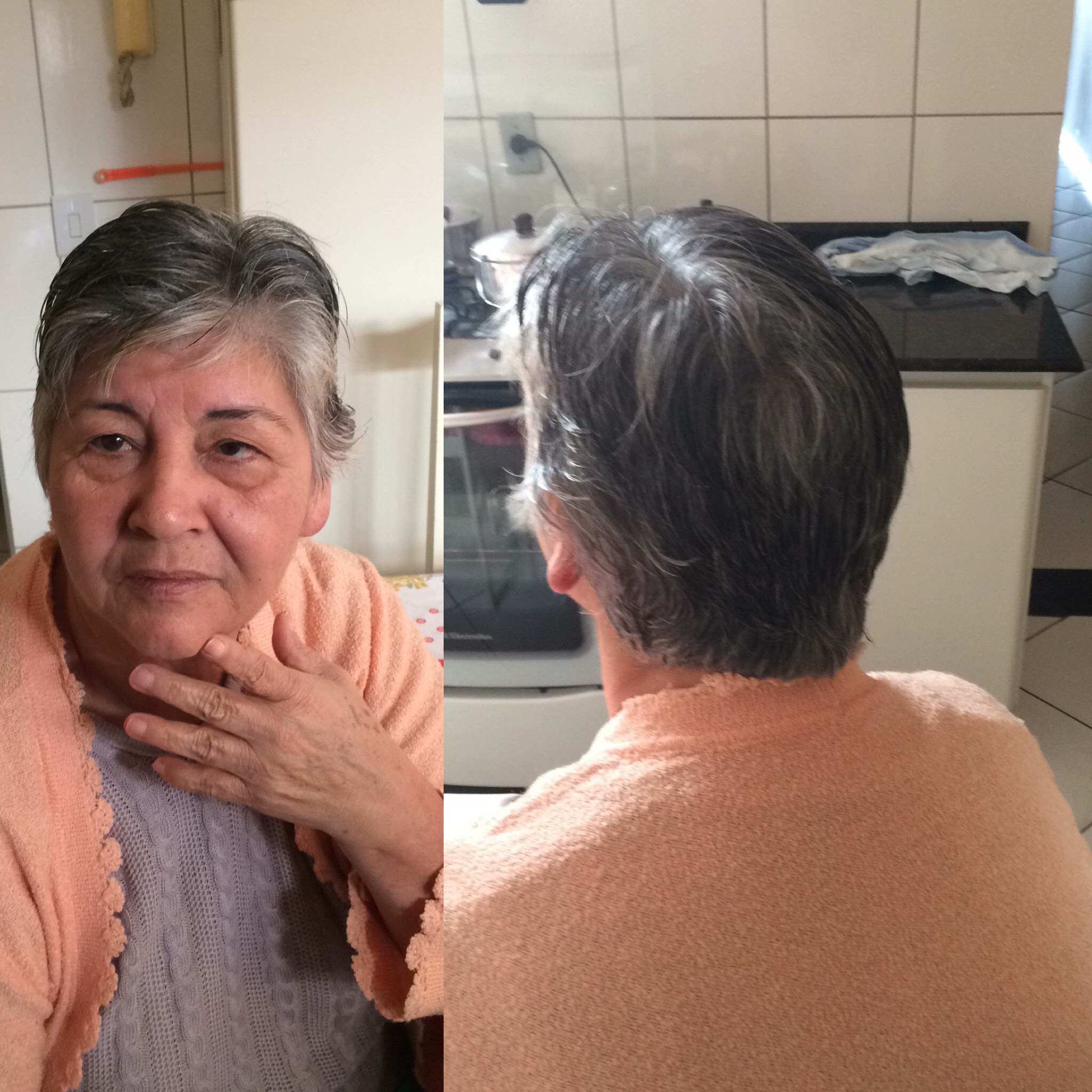 Cliente adora esse corte, a cada 2 meses ela corta. cabelo estudante (esteticista)