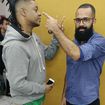 Corte Afro no Rapper Xis