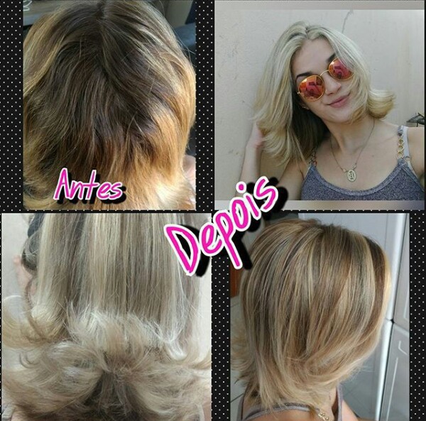 Luzes cabelo cabeleireiro(a)