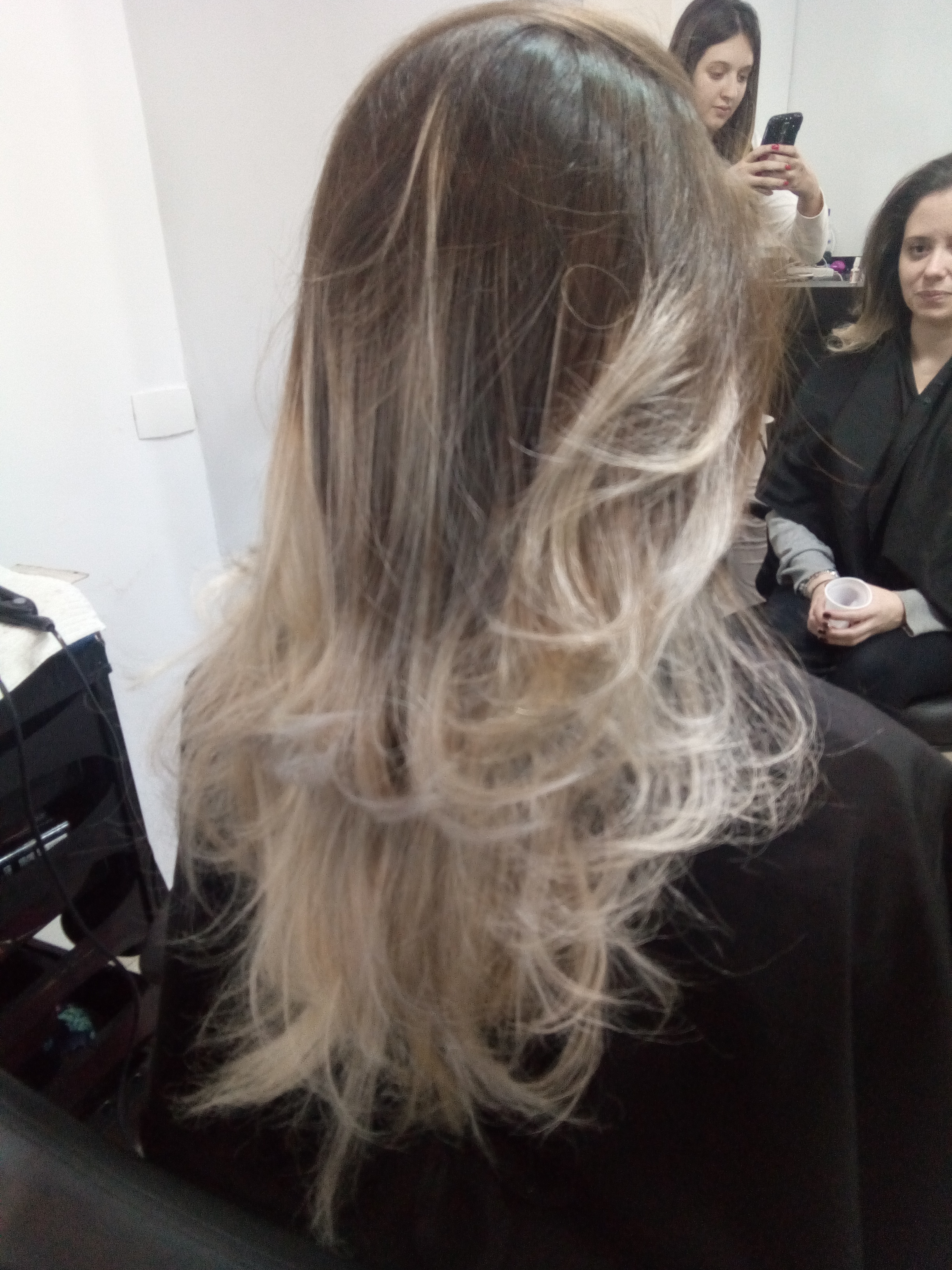Reflexo Ombree Hair - Louro Branco cabelo cabeleireiro(a) maquiador(a)