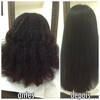 Progressiva antes e depois
Depois lavado e apenas seco.
E o melhor sem escamação cabelo empresário(a) cabeleireiro(a)