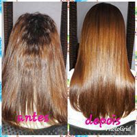Progressiva antes e depois
Depois lavado e apenas seco.
E o melhor sem escamação cabelo empresário(a) cabeleireiro(a)