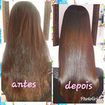 Progressiva antes e depois
Depois lavado e apenas seco.
E o melhor sem escamação
