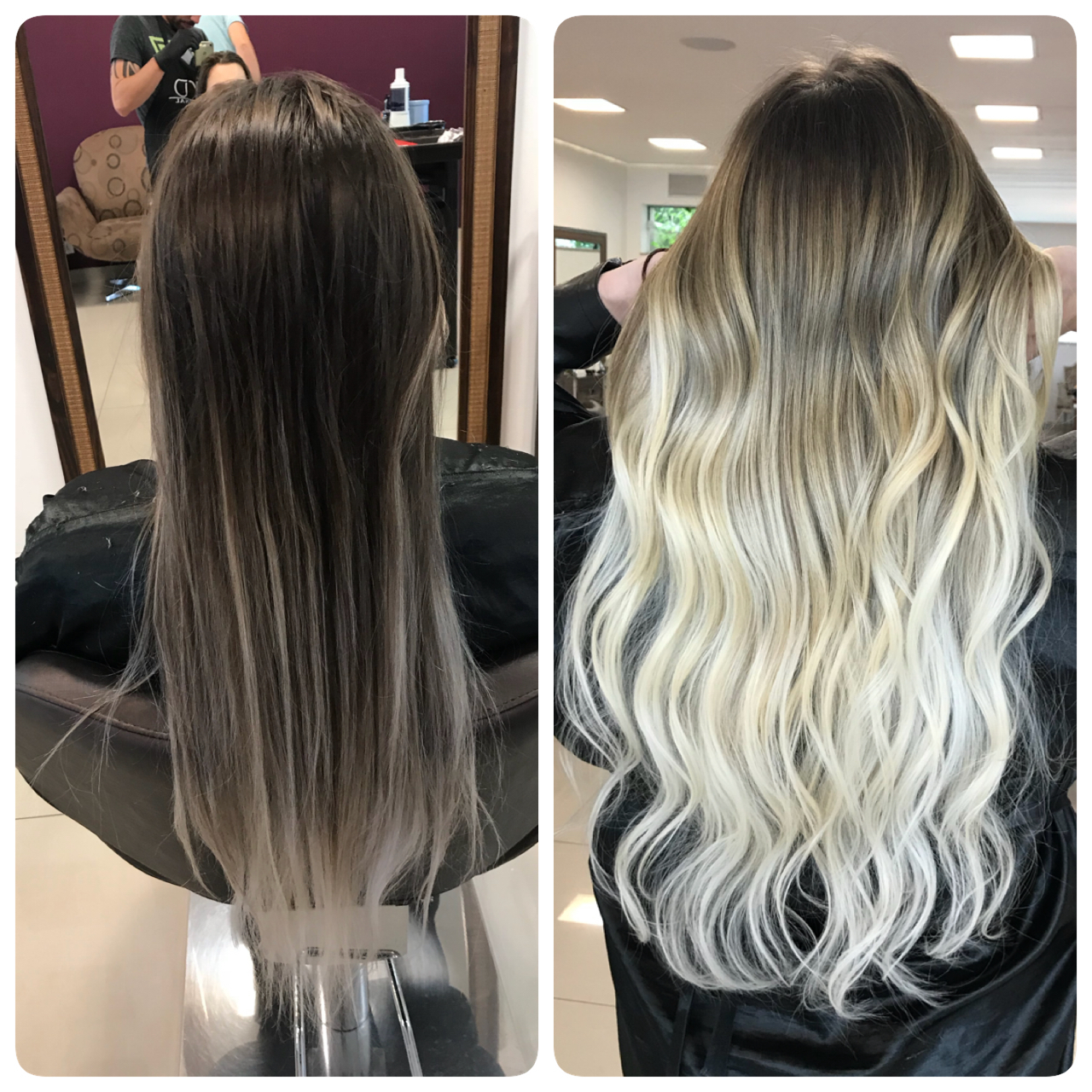 Ombre hair alto cabelo cabeleireiro(a)