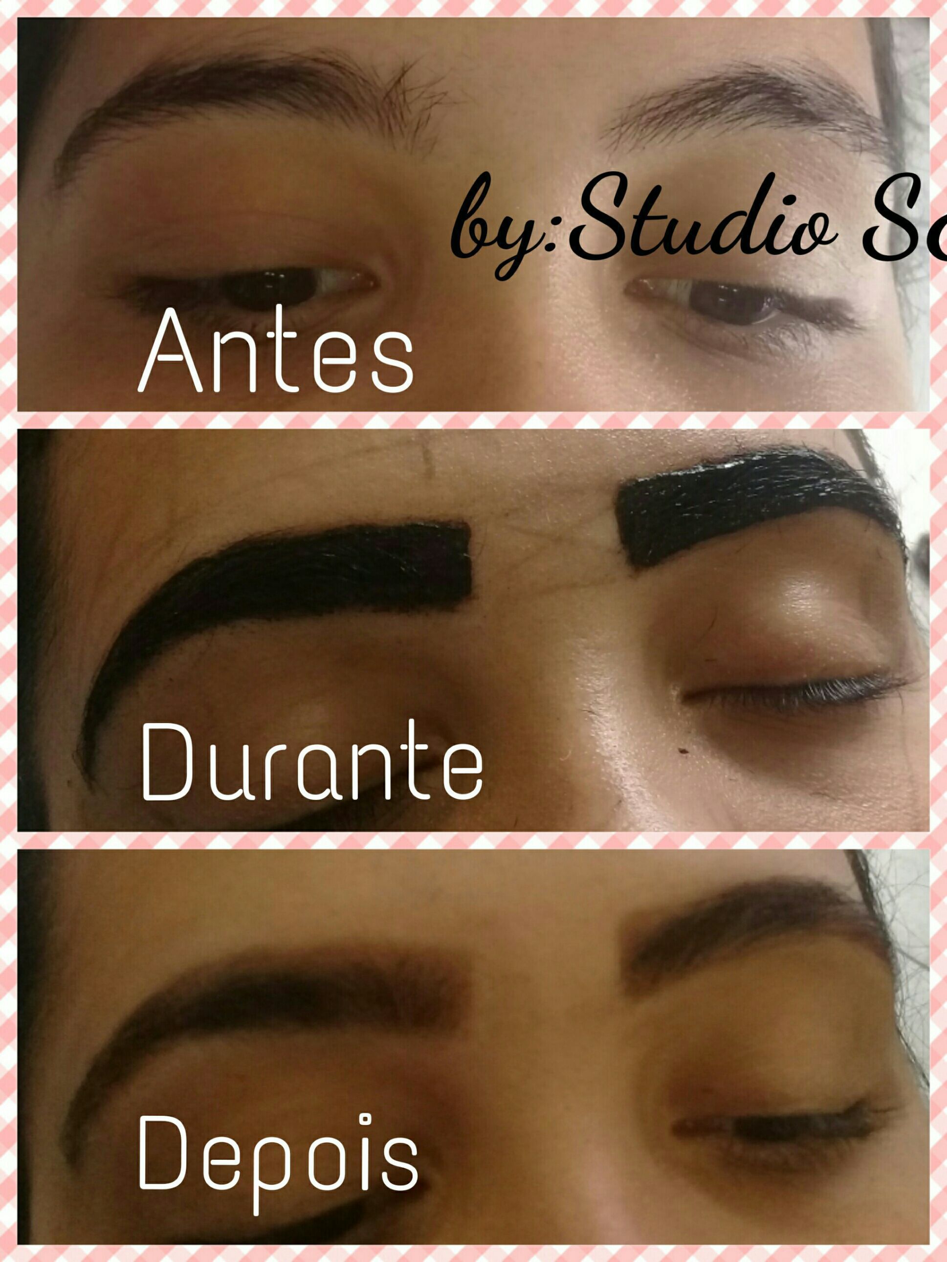 Design de Sobrancelhas simples + Sobrancelha de henna estética auxiliar cabeleireiro(a) cabeleireiro(a) depilador(a) escovista designer de sobrancelhas