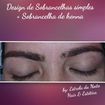 Design de Sobrancelhas simples 
+Sobrancelha de Henna