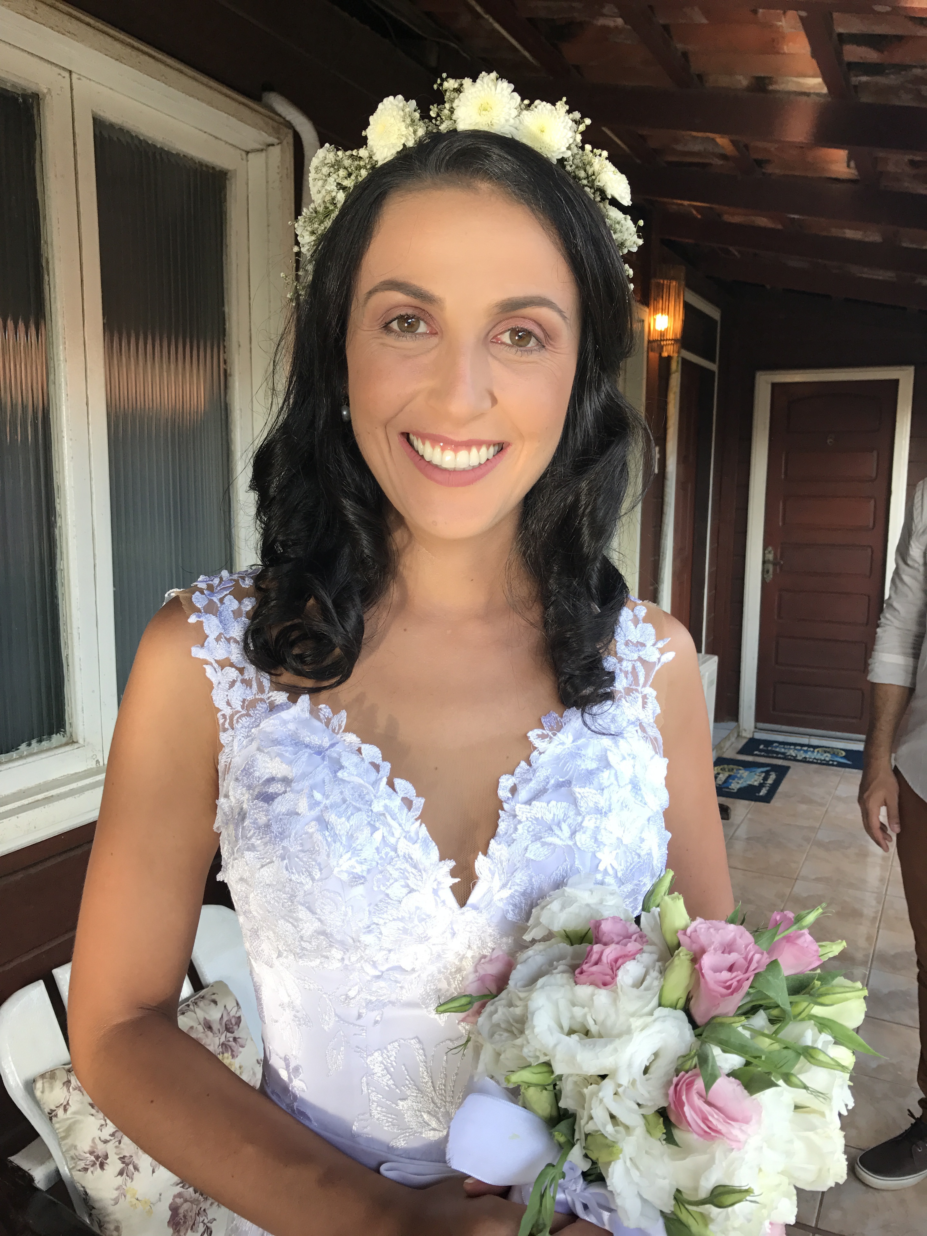 Roberta querida! Casamento em Fernando de Noronha. Make e Hair  maquiagem maquiador(a) cabeleireiro(a)