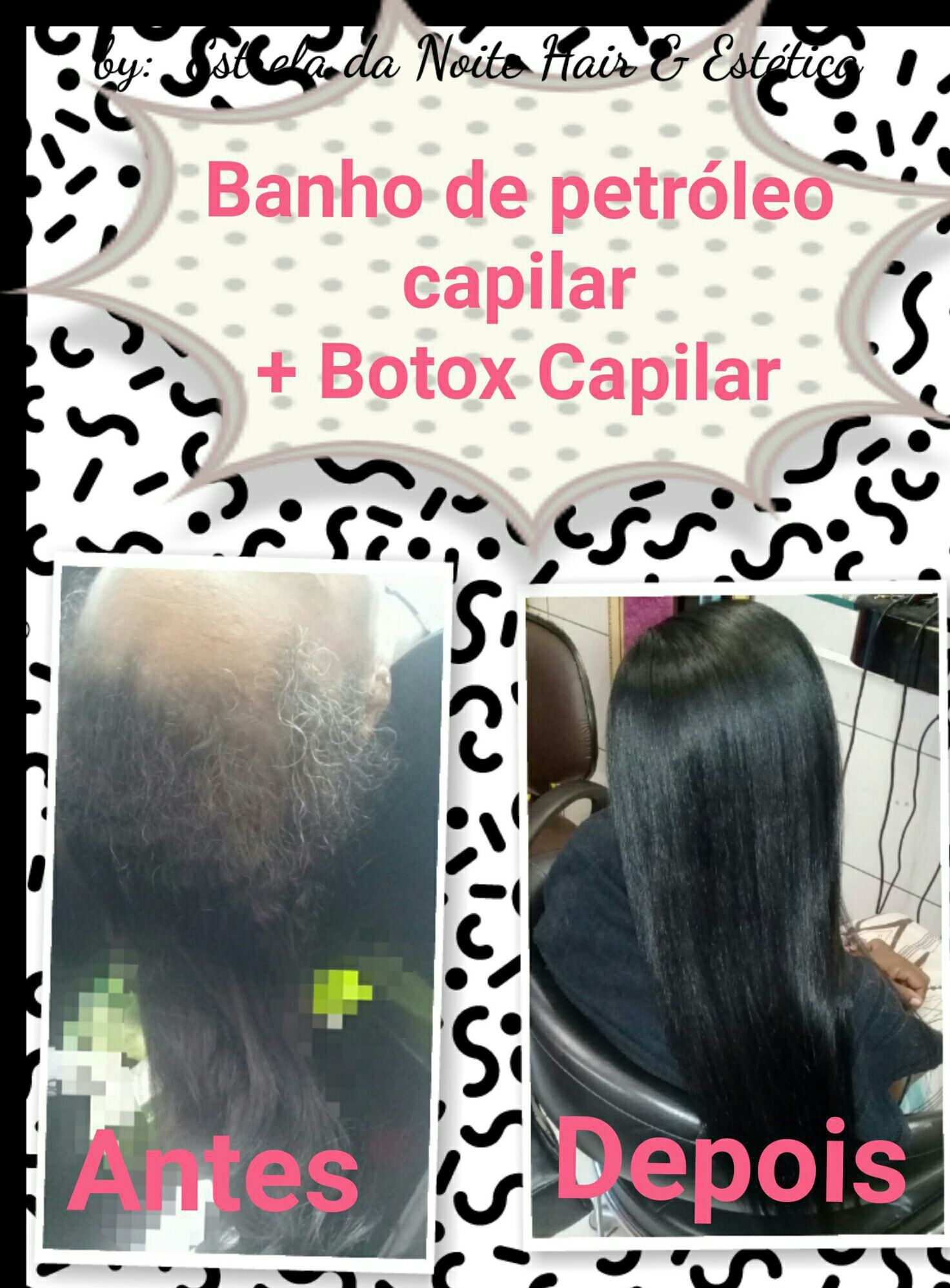 Banho de petróleo capilar +
Botox Capilar  + finalização com argan cabelo auxiliar cabeleireiro(a) cabeleireiro(a) depilador(a) escovista designer de sobrancelhas