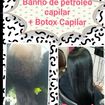 Banho de petróleo capilar +
Botox Capilar  + finalização com argan