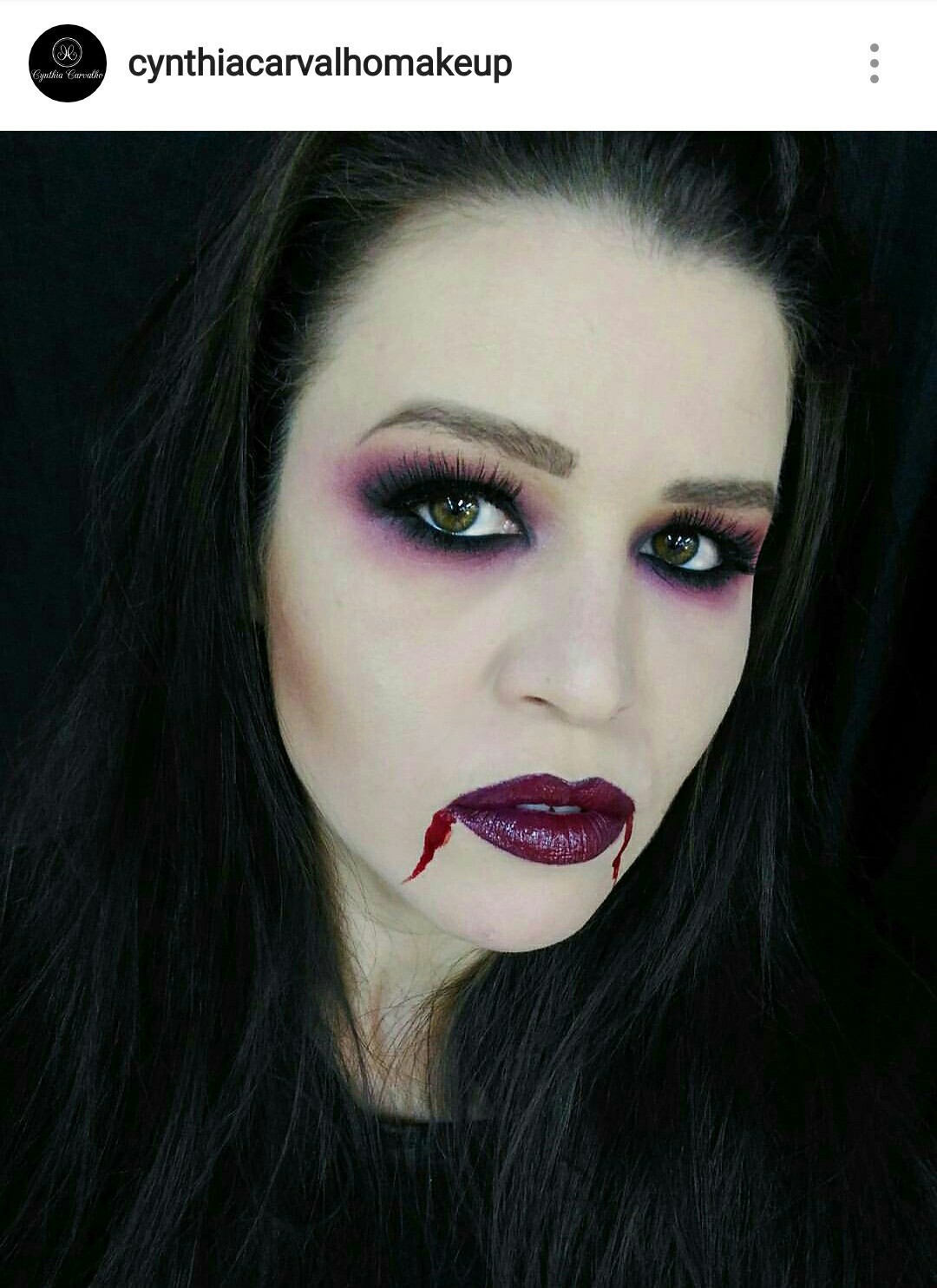 Maquiagem de vampira para o Halloween!!!  maquiagem maquiador(a)