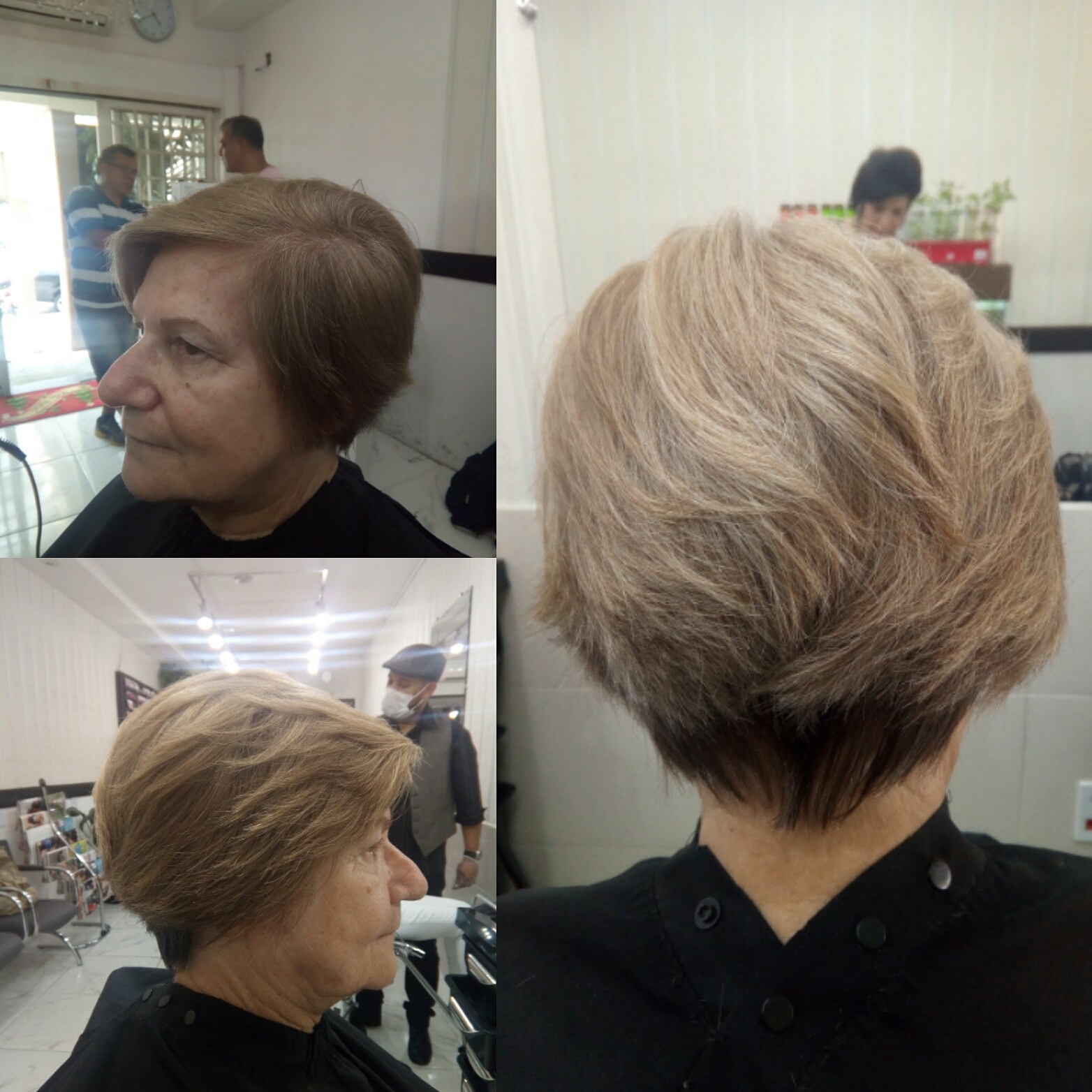 Corte Curto Feminino - Clássico   cabelo cabeleireiro(a) maquiador(a)