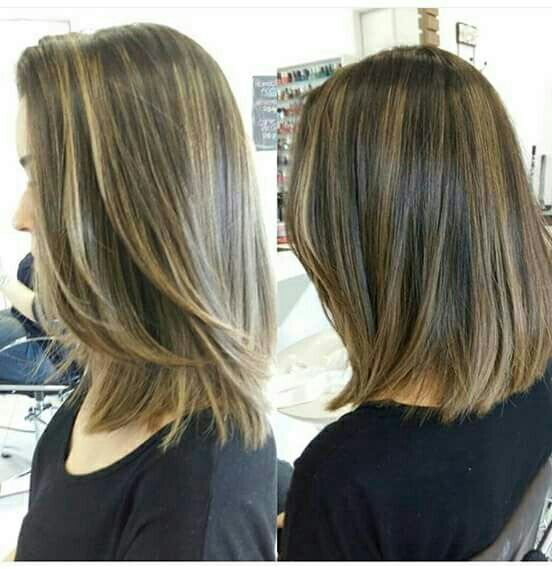 Morenas iluminadas cabelo stylist / visagista