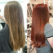 Transformação.
Pré-pavimentação + coloração com Inoa + tratamento de Resgate Pós-Quimica de L'oreal.