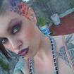 Punk Make Up e maquiagem de cabelo para videoclip