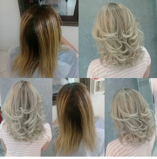 correção  de cor cabelo cabeleireiro(a) maquiador(a)