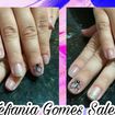 Unhas decoradas com películas lindas