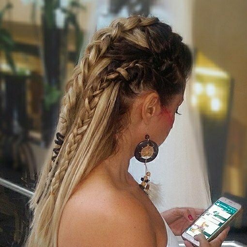 Penteado medieval / selvagem cabelo cabeleireiro(a) maquiador(a) designer de sobrancelhas stylist / visagista