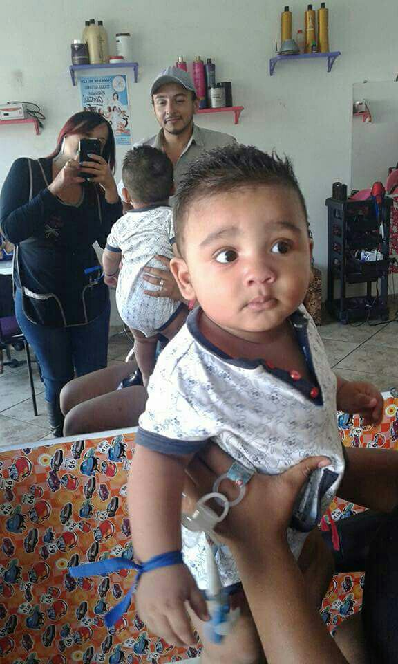 Primeiro corte do bb ficou tao  feliz💇 cabelo cabeleireiro(a) cabeleireiro(a)